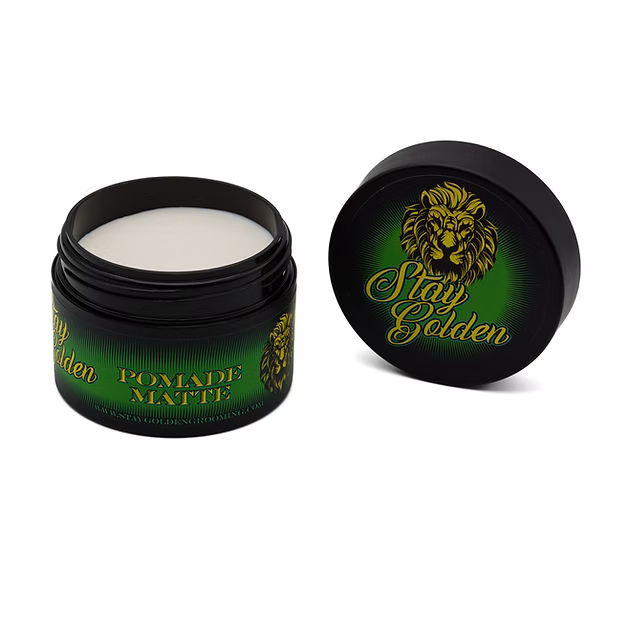 Stay Golden Matte Pomade (120 ml) – sterke hold, matte finish, op waterbasis