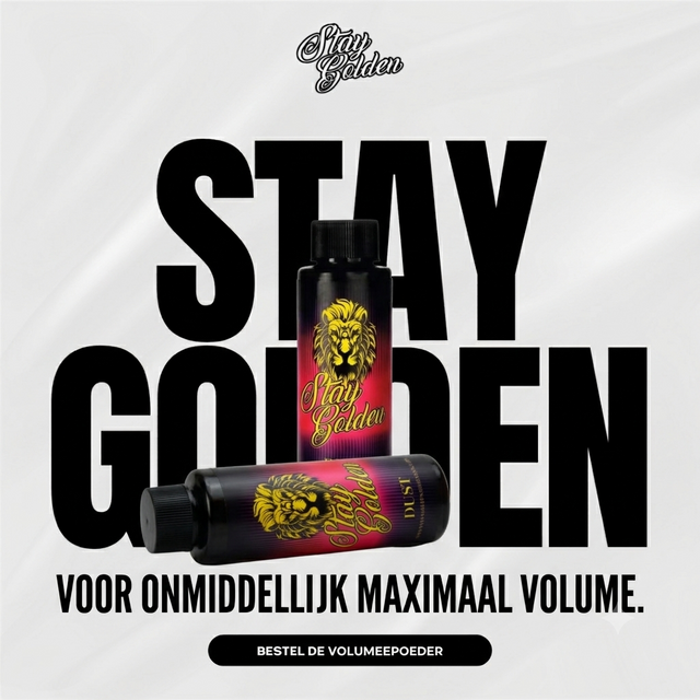 Stay Golden Dust – Volume Haarpoeder voor Mannen