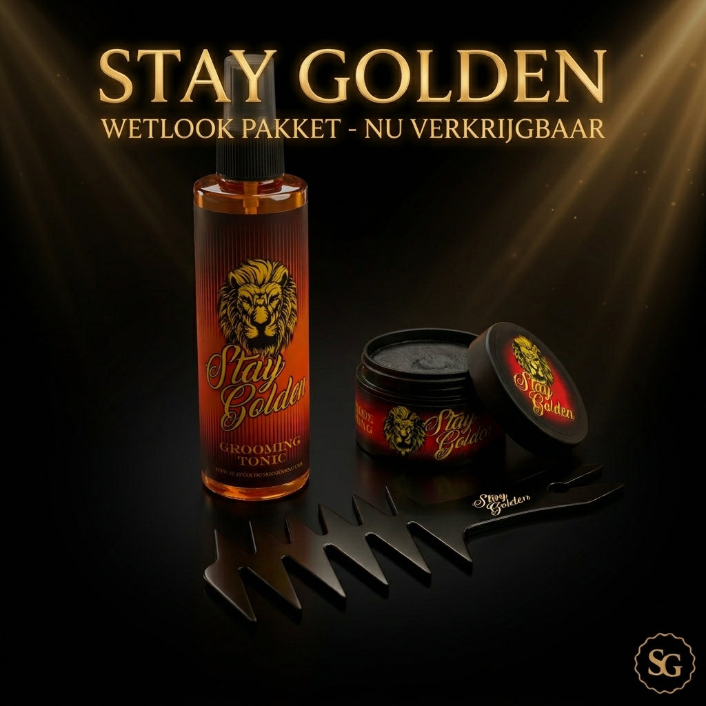 Wetlook Pakket - Barbershop Resultaat Thuis - Stay Golden