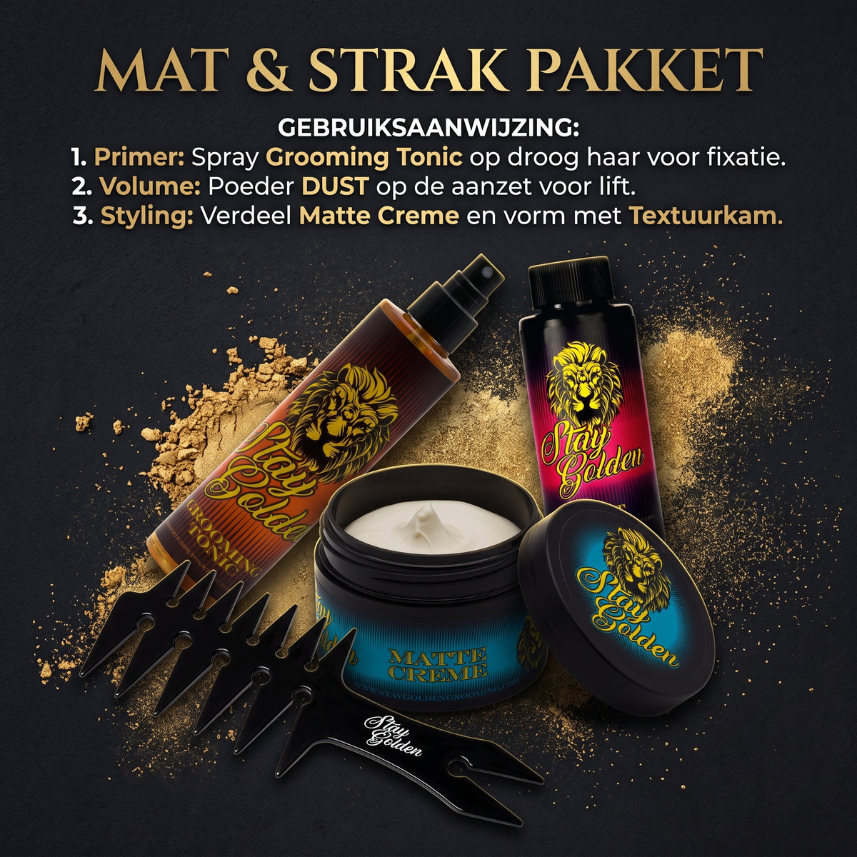 Mat & Strak Pakket - De Complete Hold Kit